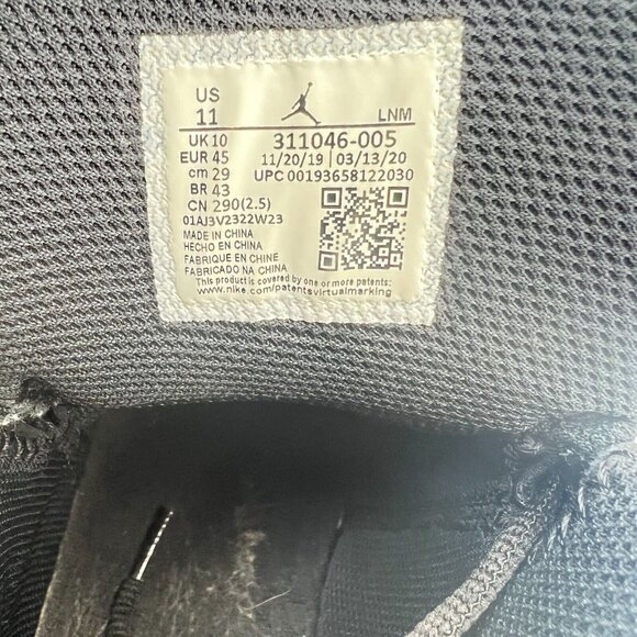 Nike Air Jordan Dub Zero Men Size 11 311046-005 Metallic Gold Basketball Shoes - Picture 10 of 11